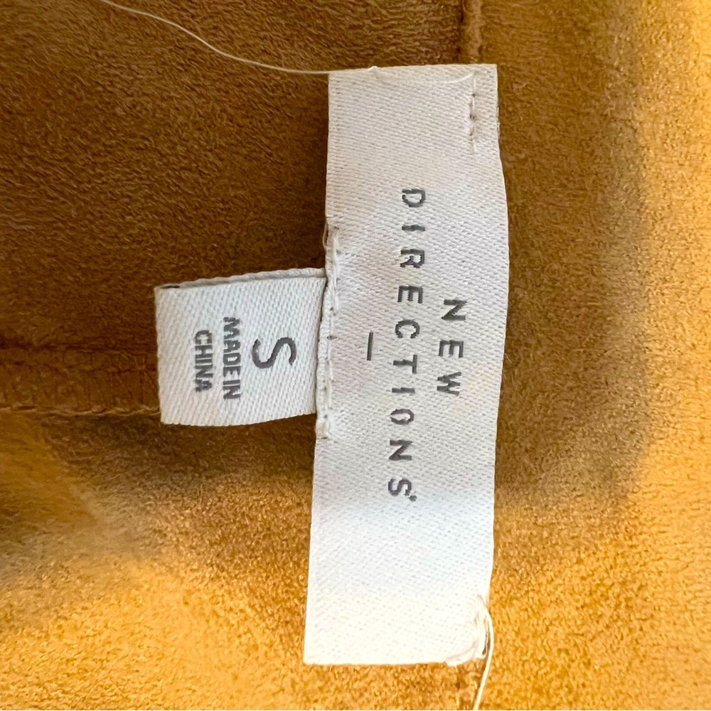 New Directions size S Faux suede blazes jacket